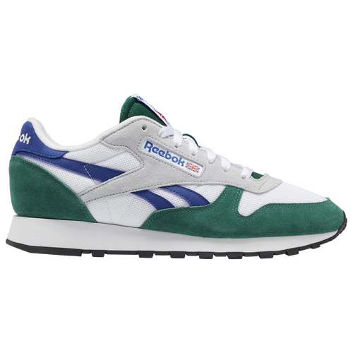 

Reebok Mens Reebok Classic Leather - Mens Running Shoes Green/White Size 08.5