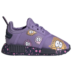 Girls' Toddler - adidas NMD R1 - Purple/White/Navy