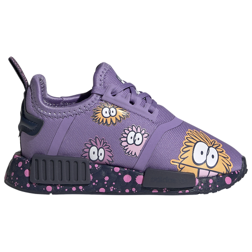 

adidas Originals adidas Originals NMD R1 - Girls' Toddler Purple/White/Navy Size 05.0