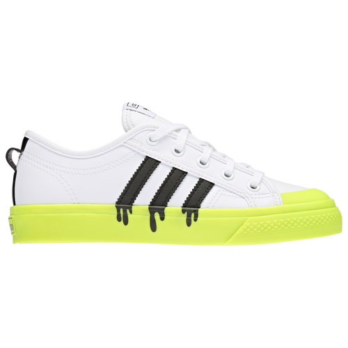 

Girls adidas Originals adidas Originals Nizza - Girls' Grade School Running Shoe White/Volt/Black Size 07.0