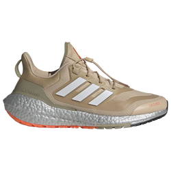 Men's - adidas Ultraboost 22 - Magic Beige/Grey/Impact Orange