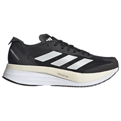 

adidas Mens adidas adiZero Boston 11 - Mens Shoes Grey/White/Black Size 09.0