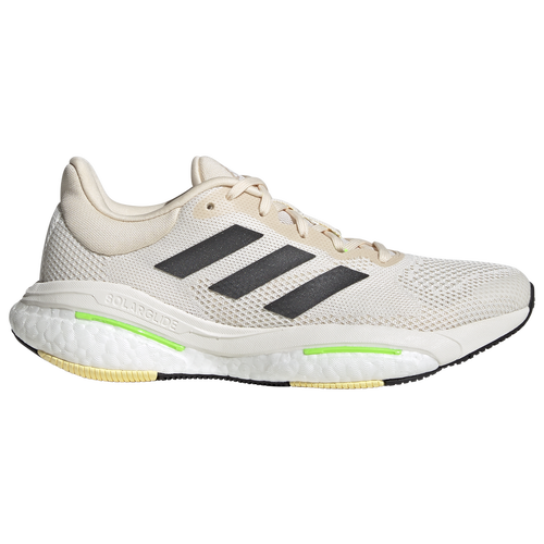 

adidas Womens adidas Solar Glide 5 - Womens Running Shoes Ecru Tint/Carbon/Solar Green Size 10.0