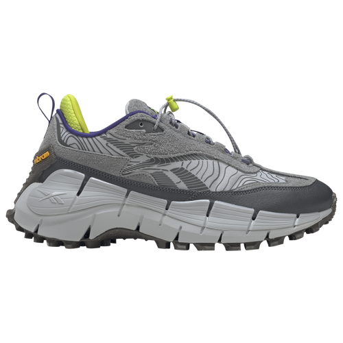 

Reebok Mens Reebok Zig Kinetica 2.5 Edge - Mens Running Shoes Pure Grey Size 10.5