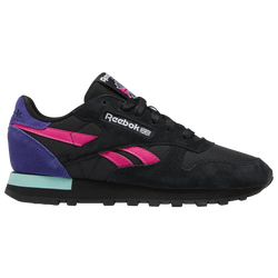 Women's - Reebok Classic Leather - Black/Multi
