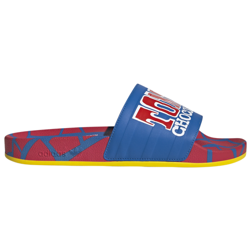 

adidas Mens adidas Tonys Chocolonely Adilette - Mens Shoes Blue/Red Size 12.0