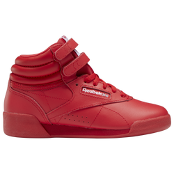 Girls' Preschool - Reebok Freestyle High - Red/Red