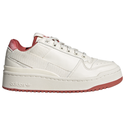 Girls' Grade School - adidas Forum Bold - Off White/White/Red