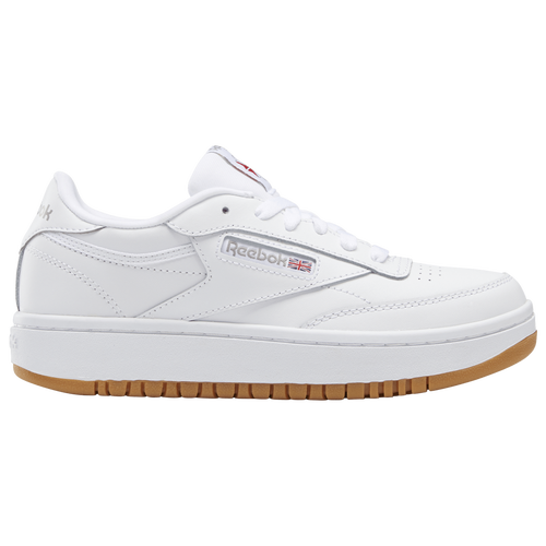 

Reebok Boys Reebok Club C DBL - Boys' Grade School Shoes White/Beige Size 06.5