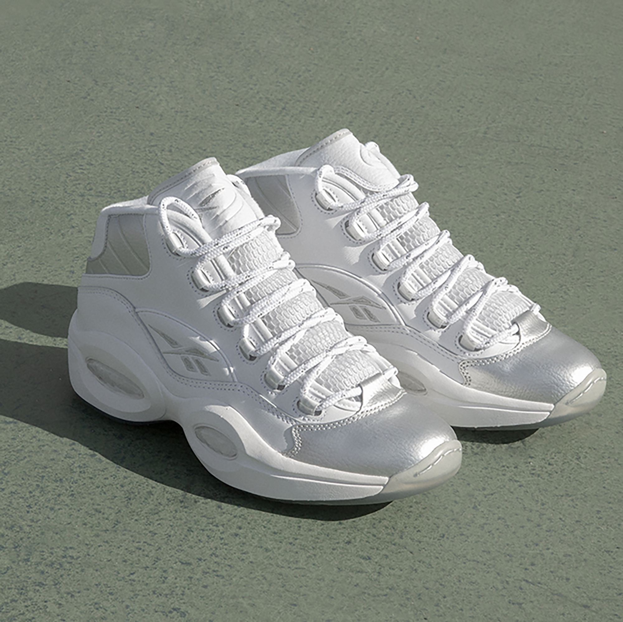 All white reebok outlet questions