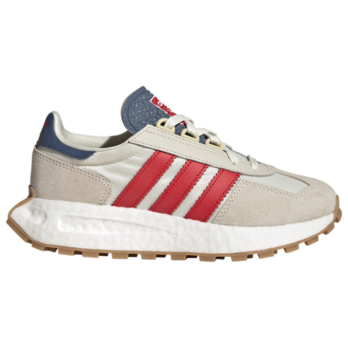 Adidas Originals Retropy E5 Sneakers In Off White And Red In White/red