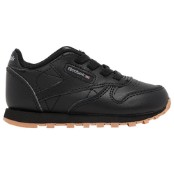 Boys' Toddler - Reebok Classic Leather - Black/Tan