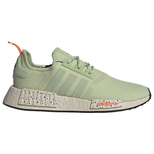 

adidas Mens adidas NMD R1 - Mens Running Shoes White/Magic Lime/Black Size 7.5