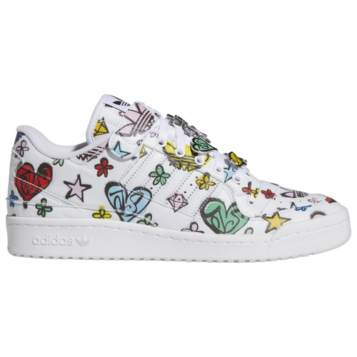 

adidas Originals Womens adidas Originals Jeremy Scott Forum 84 Low Mono - Womens Running Shoes White/Multi Size 06.5