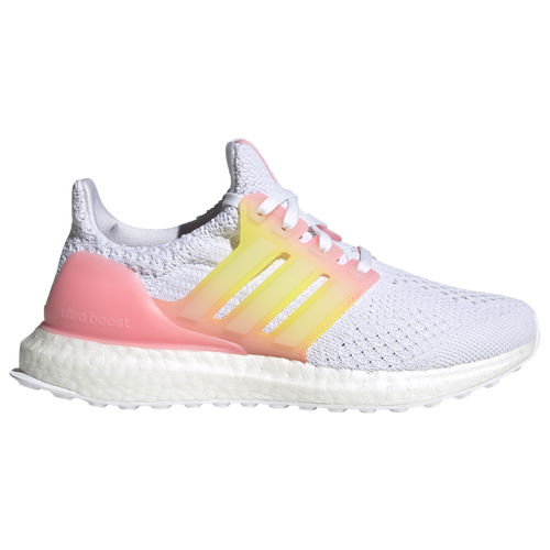 

adidas adidas Ultraboost 5.0 DNA - Girls' Grade School White/Pink/Yellow Size 07.0