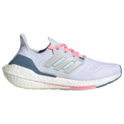 Girls' Grade School - adidas Ultraboost 22 - Gray/Blue/Pink