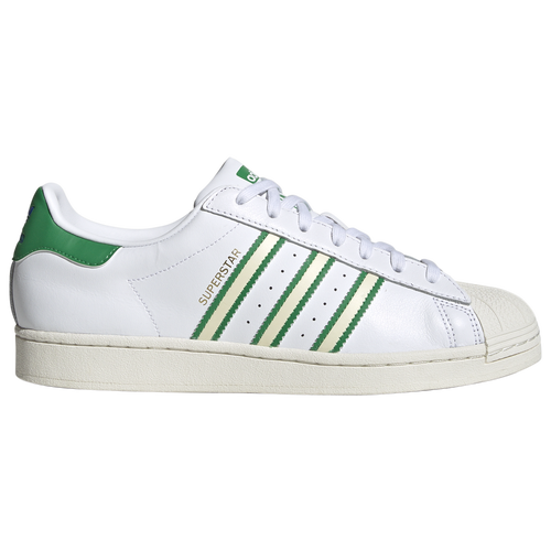 

adidas Originals Mens adidas Originals Superstar - Mens Shoes White/Beige/Green Size 09.0