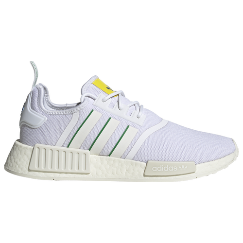 

adidas Mens adidas NMD R1 - Mens Running Shoes White/Green Size 10.0