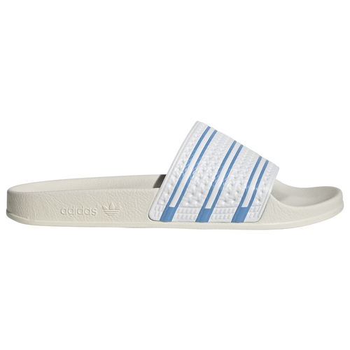 

adidas Originals Mens adidas Originals Adilette Slide - Mens Shoes Blue/White Size 10.0