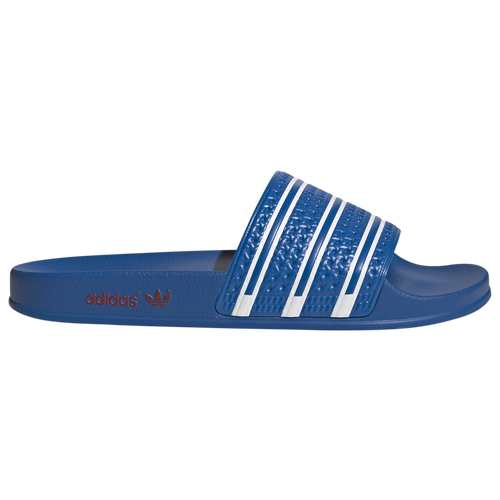 

adidas Originals Mens adidas Originals Adilette Lite Slides - Mens Shoes White/Royal Blue Size 11.0