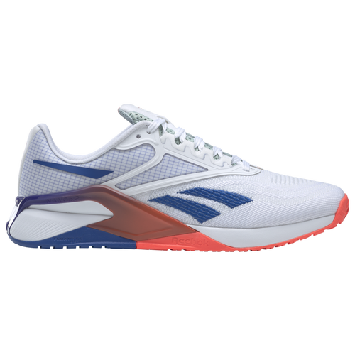

Reebok Mens Reebok Nano X2 - Mens Running Shoes Footear White/Vector Blue/Flare Orange Size 11.0