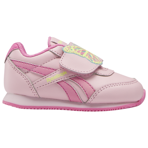 

Girls Reebok Reebok Royal Classic Leather Jog 2 - Girls' Toddler Running Shoe Pink Glow/True Pink/Digital Blue Size 07.0