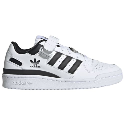 Adidas Originals Forum Low Shoes Woman Sneakers White Size 4 Soft Leather In White/black