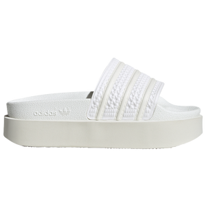 Adidas hot sale white slippers