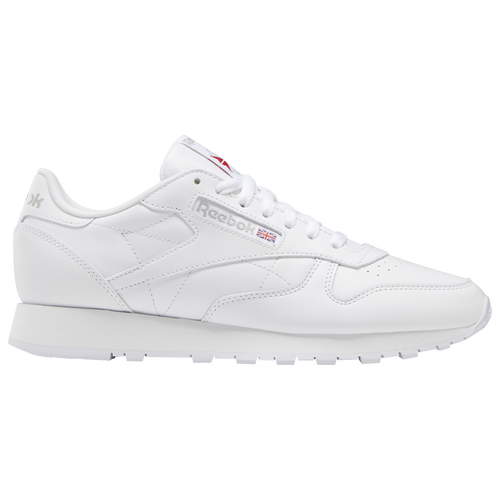 

Reebok Mens Reebok Classic Leather - Mens Running Shoes Ftwr White/Ftwr White/Pure Grey Size 06.0