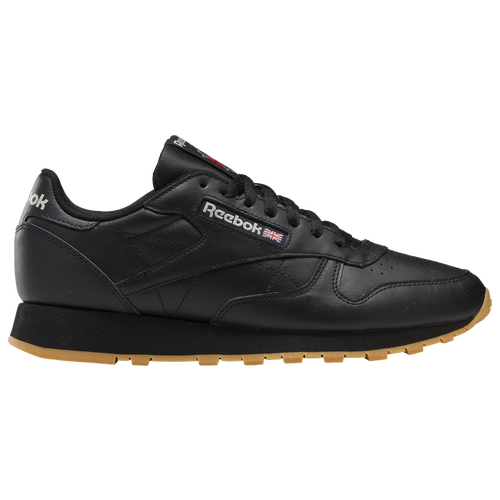 Shop Reebok Mens  Classic Leather N/core In Black/black