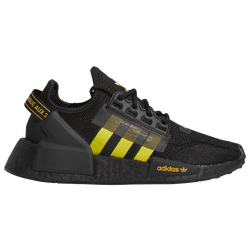 Boys' Grade School - adidas Originals NMD R1 V2 Casual Sneakers - Black/Yellow