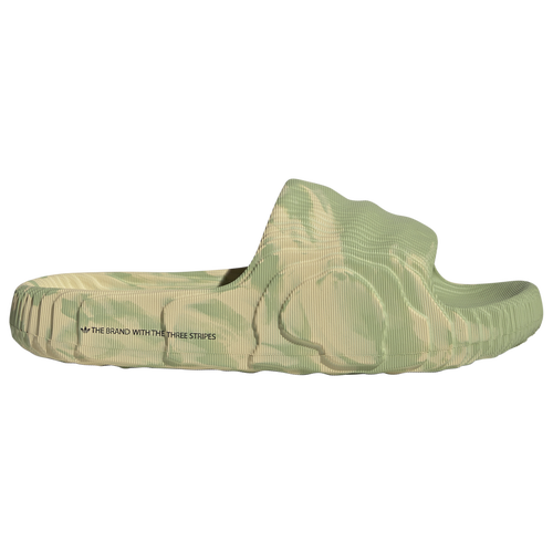 

adidas Originals Mens adidas Originals Adilette 22 - Mens Shoes Magic Lime/Desert Sand Size 10.0