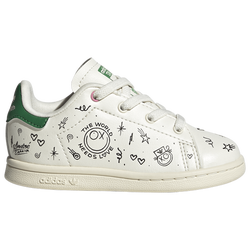 Boys' Toddler - adidas Originals Stan Smith - White/White/Black