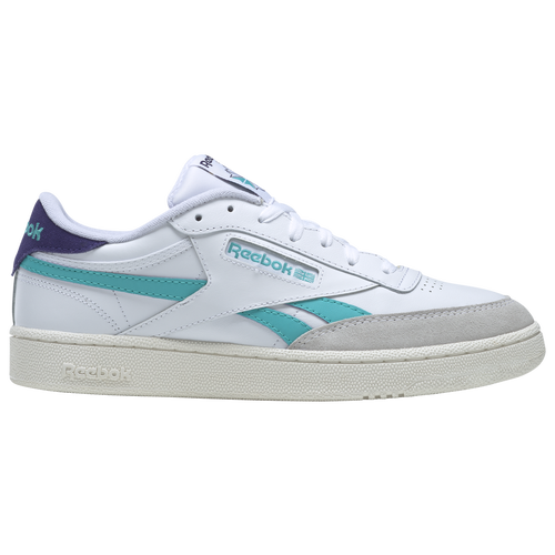 

Reebok Mens Reebok Club C Revenge - Mens Shoes White/Teal/Navy Size 12.0