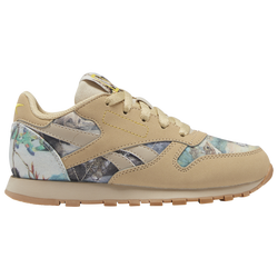 Boys' Preschool - Reebok Classic Leather Utility - Parchment/Soft Camel