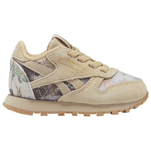 

Reebok Boys Reebok Classic Leather Utility - Boys' Toddler Running Shoes Parchment/Soft Camel Size 06.0