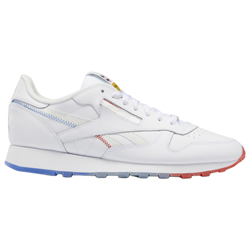 

Reebok Mens Reebok Classic Leather Popsicle - Mens Shoes White/Red/Blue Size 12.0