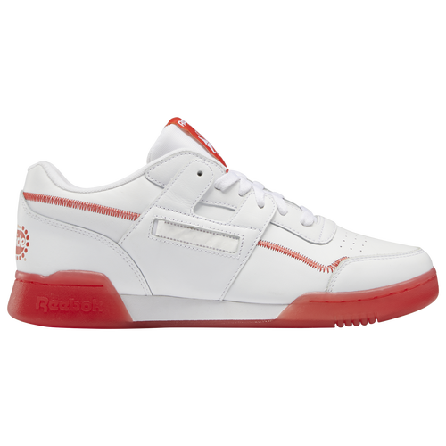 

Reebok Mens Reebok Workout Plus - Mens Shoes White/Red Size 09.5