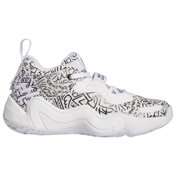 Boys' Grade School - adidas D.O.N. Issue 3 - White/Black
