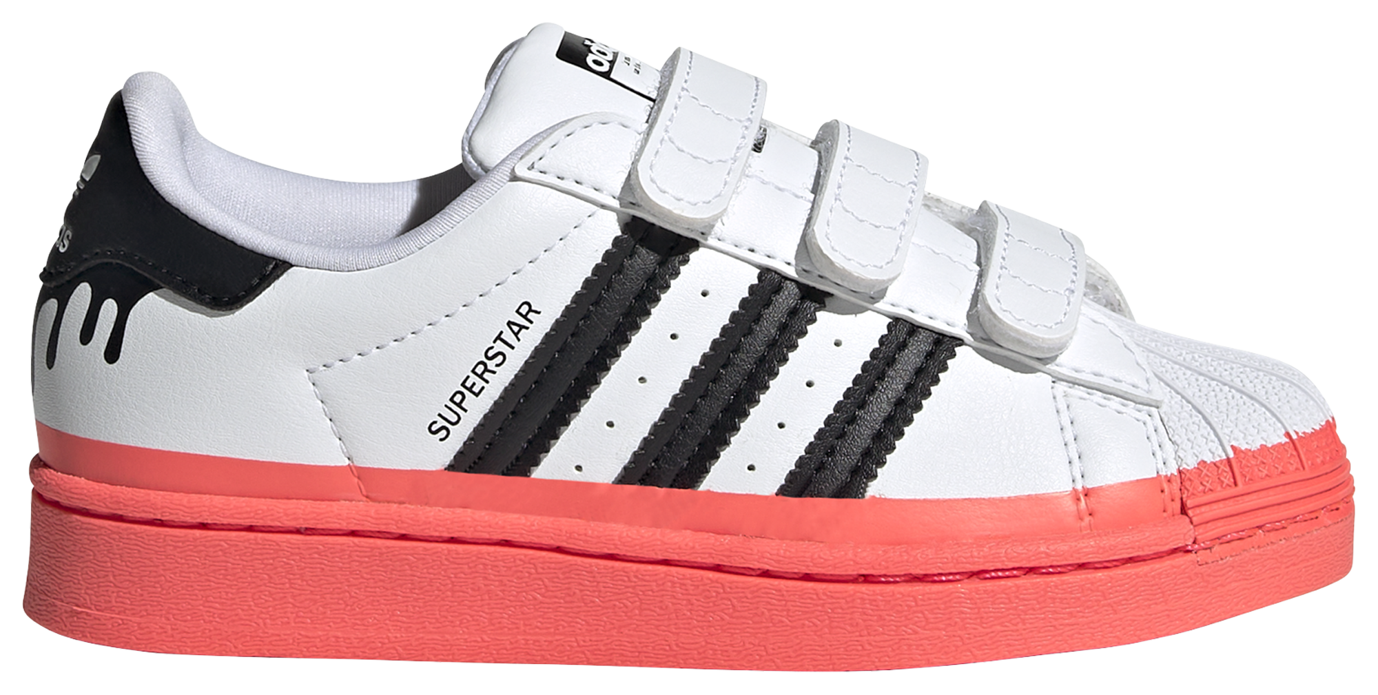 Adidas superstar hot sale pink kids