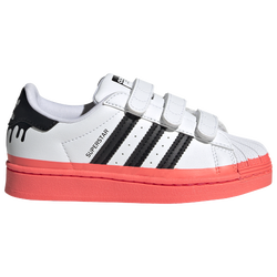 Girls' Preschool - adidas Originals Superstar - White/Black/Pink