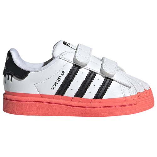 

adidas Originals Girls adidas Originals Superstar - Girls' Toddler Shoes White/Black/Pink Size 06.0