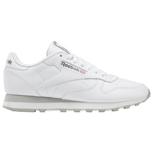 

Reebok Mens Reebok Classic Leather - Mens Running Shoes Ftwr White/Pure Grey/Pure Grey Size 8.0