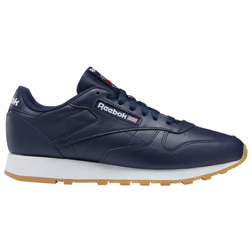 ikke Udførelse Bedrag Reebok Men's Classic Leather Casual Shoes In Navy/beige | ModeSens