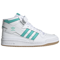 Women's - adidas Forum Mid - White/Mint