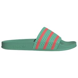 Men's - adidas Adilette Hi Res - Green/Pink
