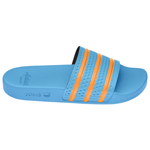 

adidas Originals adidas Originals Adilette Slides - Mens Sky Rush/Orange Size 12.0