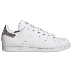 Girls' Grade School - adidas Stan Smith Snake - White/Silver