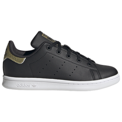 Boys' Preschool - adidas Originals Stan Smith - Black/White/Gold Metallic