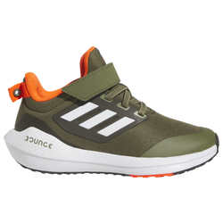 Boys' Preschool - adidas EQ21 Run Elastic Laced - Focus Olive/Shadow Olive/White